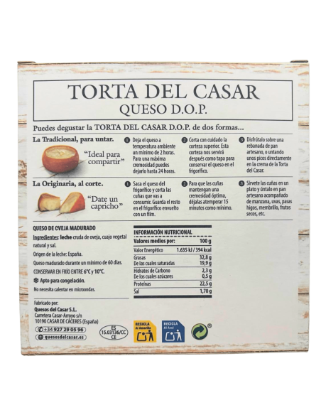 Torta del Casar Extremeña