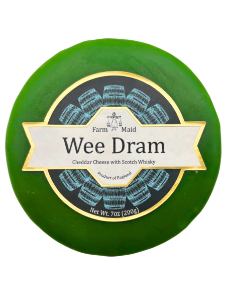 Queso cheddar de whisky escocés Farm Maid