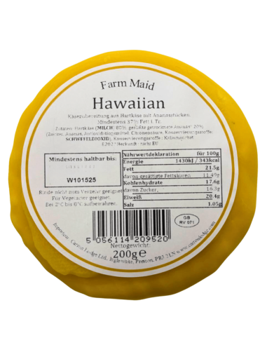 Queso wensleydale hawaiano con piña Farm Maid