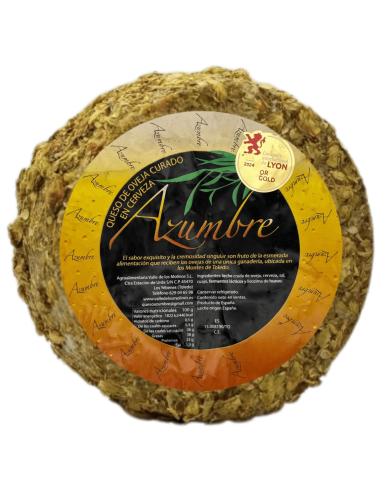 Queso de oveja curado en cerveza y lúpulo Azumbre