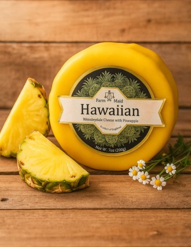 Queso wensleydale hawaiano con piña Farm Maid