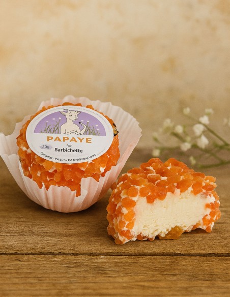 Mini Queso de Cabra con Papaya