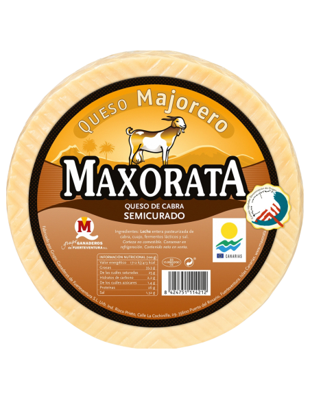 Queso de cabra semicurado Maxorata