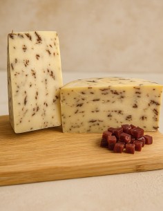 Queso de oveja con jamón Ahuyentalobos 2