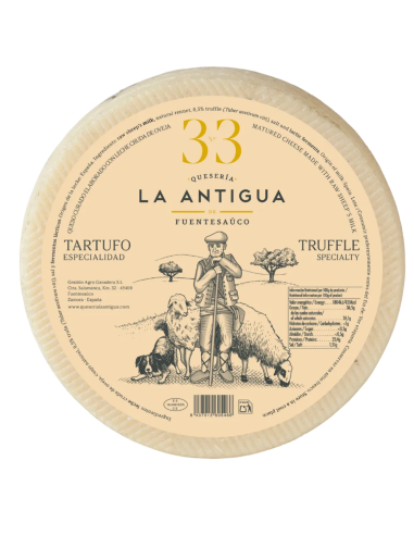 Queso de oveja curado al tartufo La Antigua de Fuentesaúco