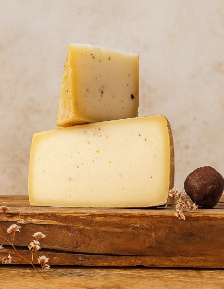 Queso de oveja curado al tartufo La Antigua de Fuentesaúco