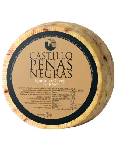 Queso de oveja con nueces Castillo Peñas Negras