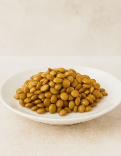 Tarro de Lenteja pardina cocida La flor del Garbanzo 2