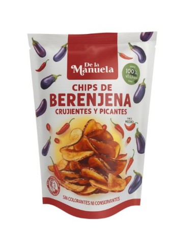 Chips de berenjena crujientes y picantes