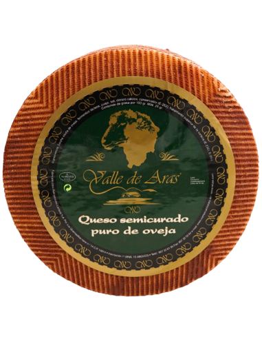 Queso Semicurado Puro de Oveja Valle de Aras