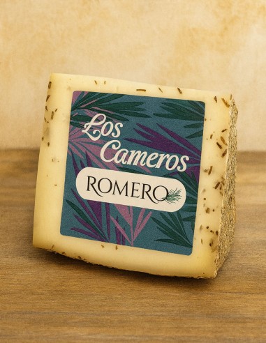 Queso mezcla curado al romero Los Cameros