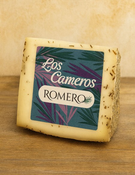 Queso mezcla curado al romero Los Cameros