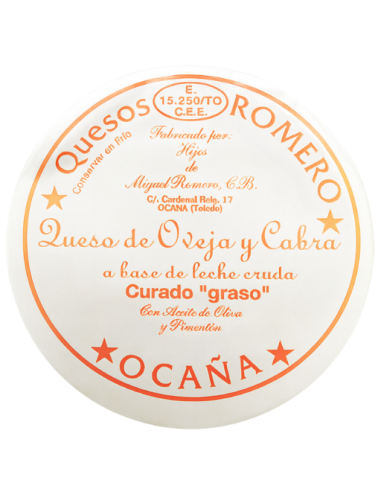 Queso Madurado Al Pimentón Romero Ocaña