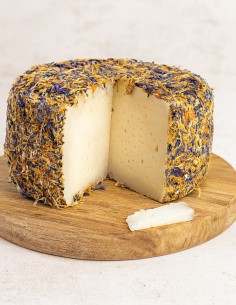 Queso de cabra con miel y pétalos Flor del Torcal 2