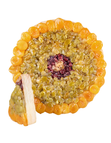 Occelli con fruta y Grappa di Moscato