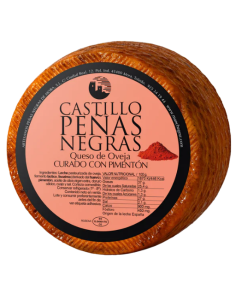Queso de oveja curado con pimentón Peñas Negras