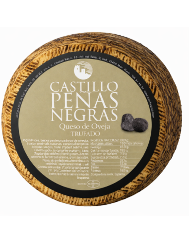 Queso de oveja curado Trufado Peñas Negras