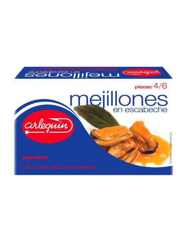 Mejillones en escabeche 4/6 Piezas Gigantes