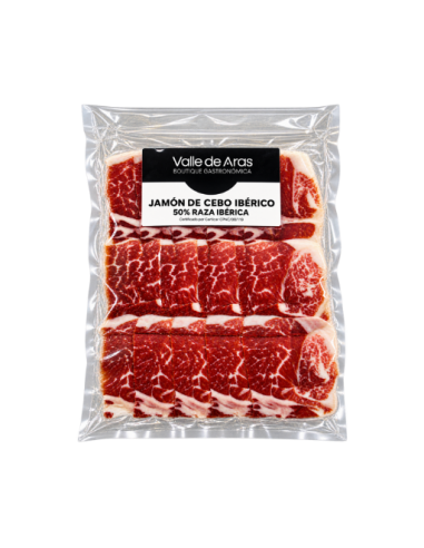 Sobre jamón cebo 50% ibérico Valle de Aras