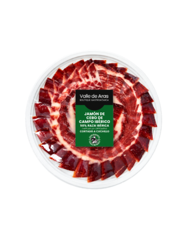 Plato Jamón cebo de campo 50% ibérico Valle de Aras 90gr