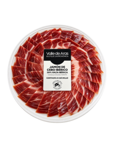 Plato Jamón de Cebo 50% ibérico Valle de Aras 90g